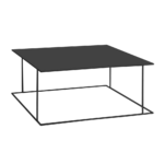 Kohvilaud WALT METAL 100×100 must Elutoamööbel Homewell 9