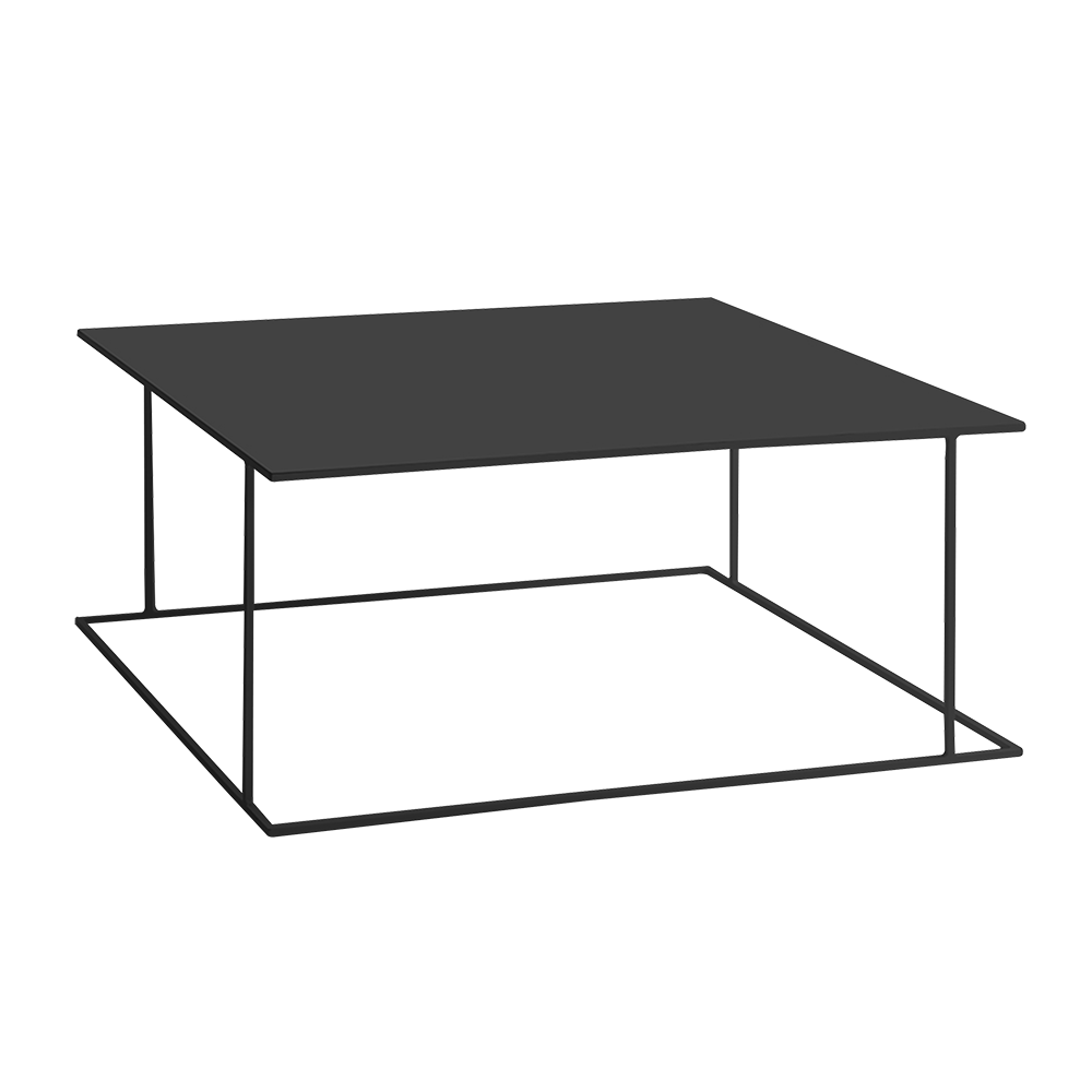 Kohvilaud WALT METAL 100×100 must Elutoamööbel Kohvilaud WALT METAL 100×100 must Elutoamööbel