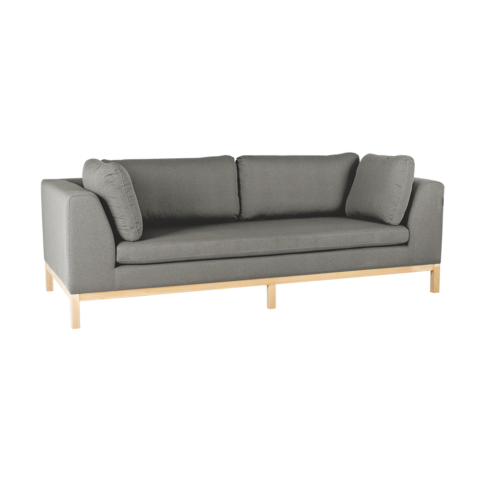 3kohaline diivan AMBIENT WOOD kwarc(ml84) naturaalne Diivanid