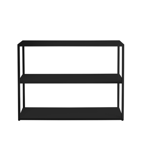 Raamatulaud HYLLER METAL 100×75 must Elutoamööbel