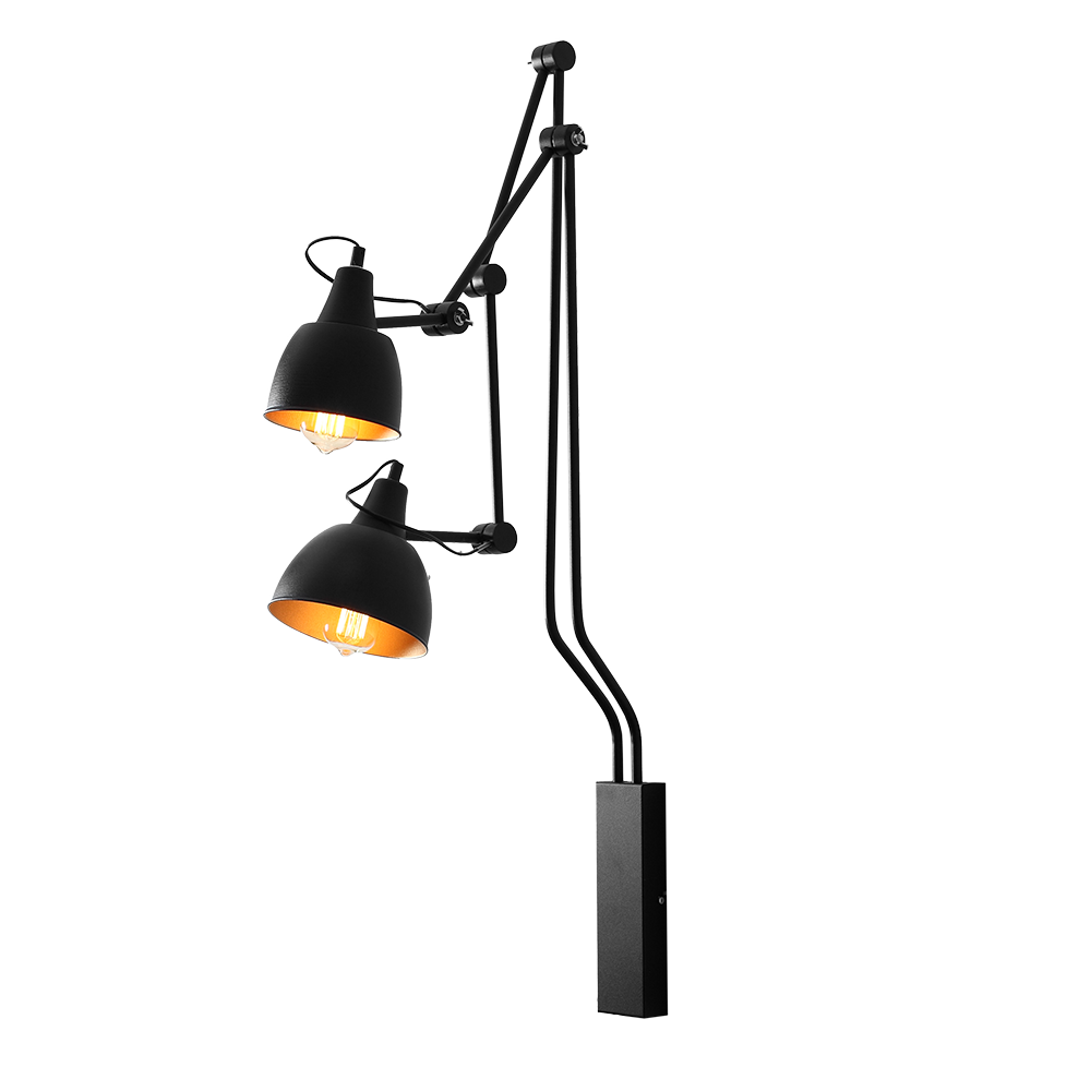 Seinalamp COBEN WALL 2 must Sisustus Seinalamp COBEN WALL 2 must Sisustus