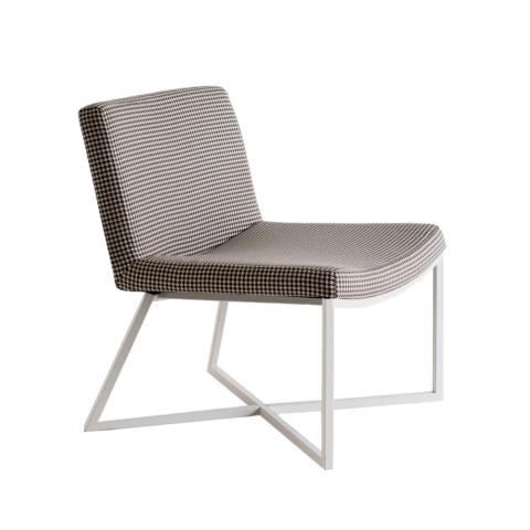 Tugitool ZERO hele sabamuster (ke701) valge Elutoamööbel