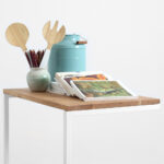 Kohvilaud LUPE 60 täispuit tamm valge Elutoamööbel Homewell 11