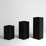 Lillepott PALMUS 60x35x35 must Sisustus Homewell 7