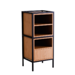 Riiul SKAP 1R2 MIX must Elutoamööbel Homewell 7