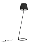 Põrandalamp SHADE LAMP musta varjuga musta jalaga Põrandalambid Homewell 7