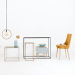 Konsoollaud Konsool TENSIO METAL 100×35 must Elutoamööbel Homewell 10