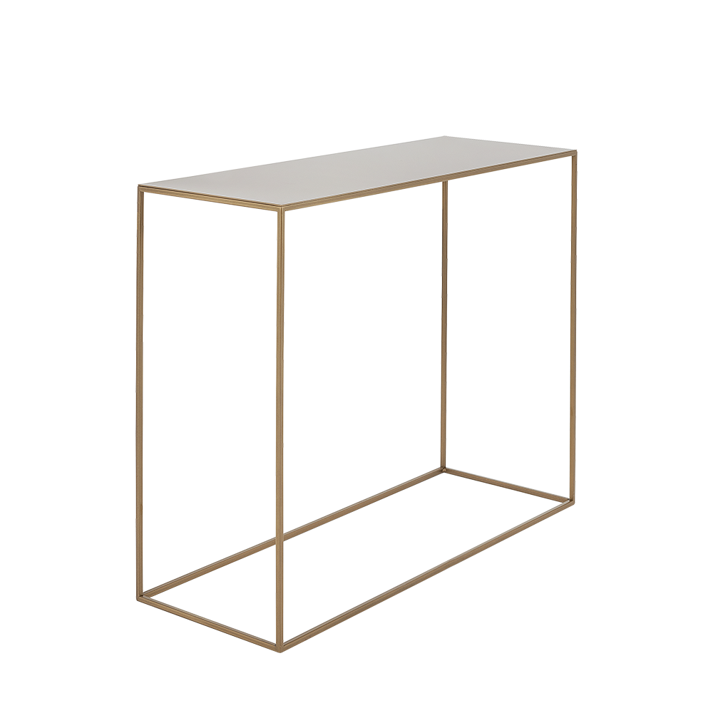 Konsoollaud Konsool TENSIO METAL 100×35 kuldne Elutoamööbel Konsoollaud Konsool TENSIO METAL 100×35 kuldne Elutoamööbel