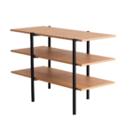 Konsoollaud RAVE BASIC 3F 110 tamm (3395) must Elutoamööbel Homewell 8