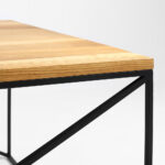 Kohvilaud MEMO SOLID WOOD 100×100 puit must Elutoamööbel Homewell 8