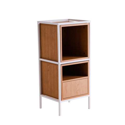 Riiul SKAP 1R2 MIX valge Elutoamööbel