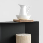 Konsoollaud Konsool OLI METAL 100 must Elutoamööbel Homewell 10