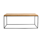 Kohvilaud TENSIO SOLID WOOD 100×60 puit must Elutoamööbel Homewell 4