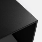 Kohvilaud 2seinaline metall 100×60 must Elutoamööbel Homewell 12