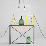 Laelamp MEETRILINE M valge Laelambid Homewell 10