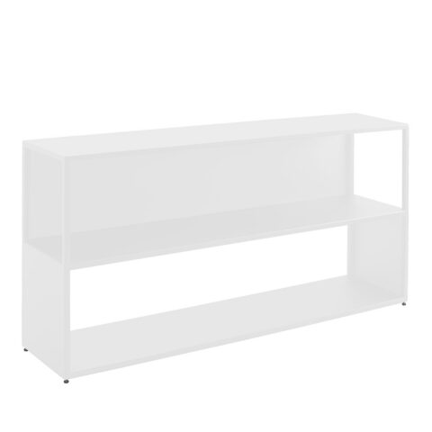 Raamatulaud HYLLER SIDE METAL 150×75 valge Elutoamööbel