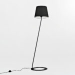Põrandalamp SHADE LAMP musta varjuga musta jalaga Põrandalambid Homewell 10