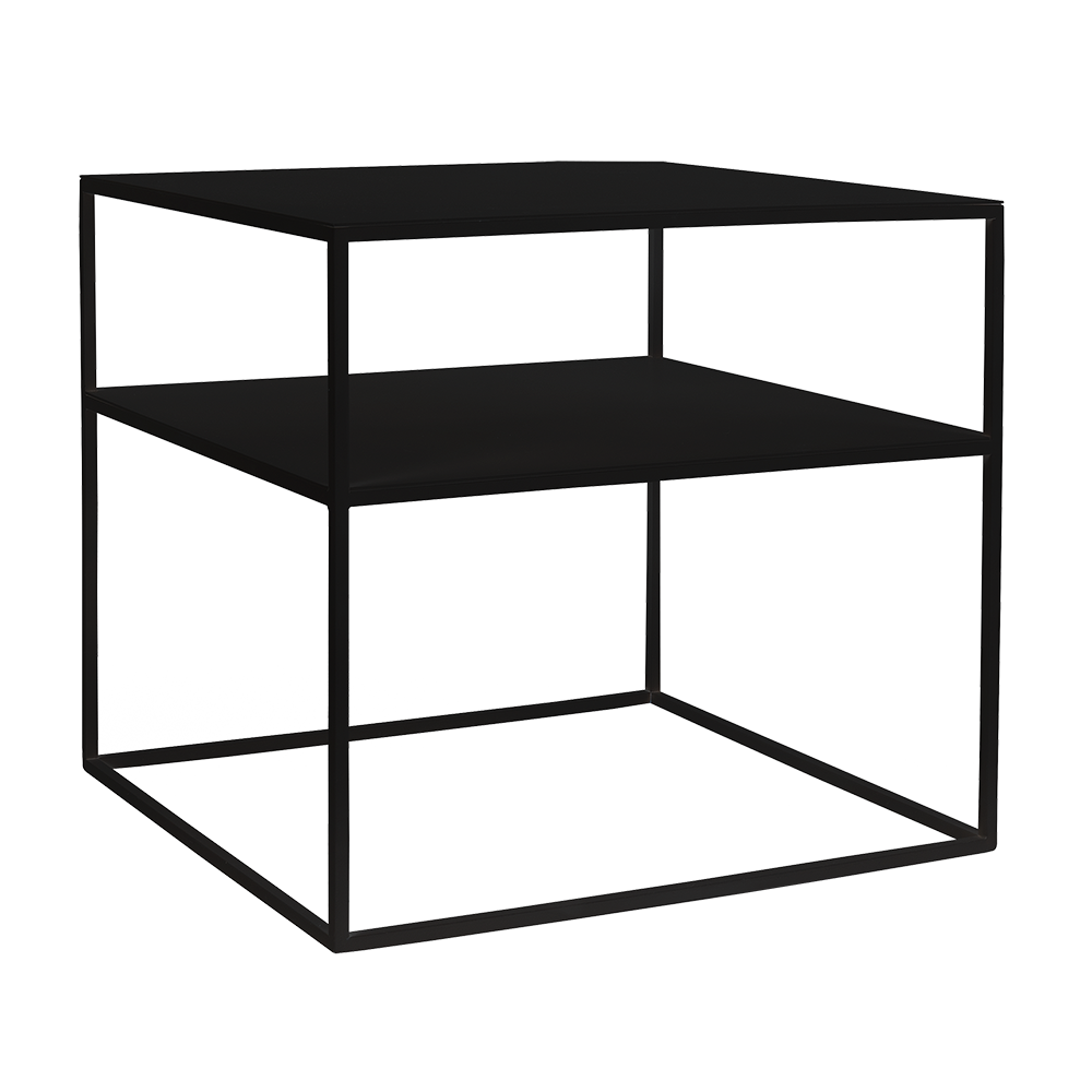 Kohvilaud TENSIO 2korruseline metall 50 must Elutoamööbel Kohvilaud TENSIO 2korruseline metall 50 must Elutoamööbel