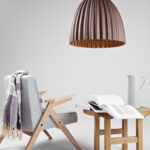 Rippvalgustid PLISSART L pruun/vask Laelambid Homewell 11