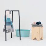 Vannitoa riidepuu KAYA BATH S must Esik ja Garderoob Homewell 7