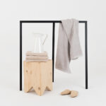 Vannitoa riidepuu KAYA BATH L must Esik ja Garderoob Homewell 7