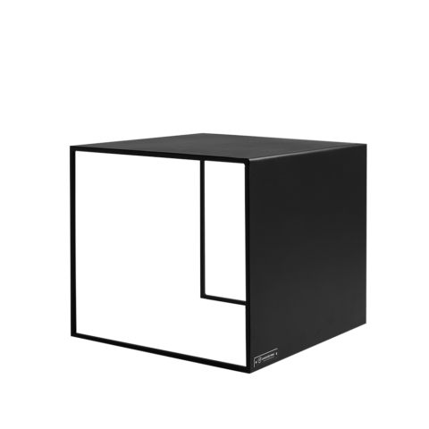 Kohvilaud 2WALL METAL 50 must Elutoamööbel