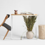 Konsoollaud Credenza JULITA 921F TÄISPUIT tamm valge Elutoamööbel Homewell 11