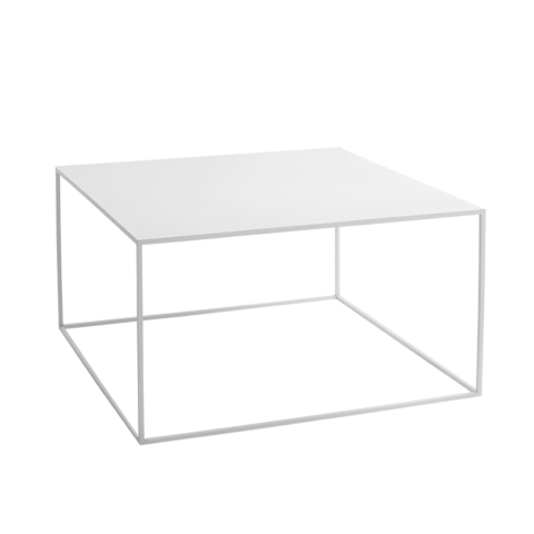 Kohvilaud TENSIO METAL 80 valge Elutoamööbel