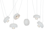 Laelamp POPO FLAT 6 valge Laelambid Homewell 6