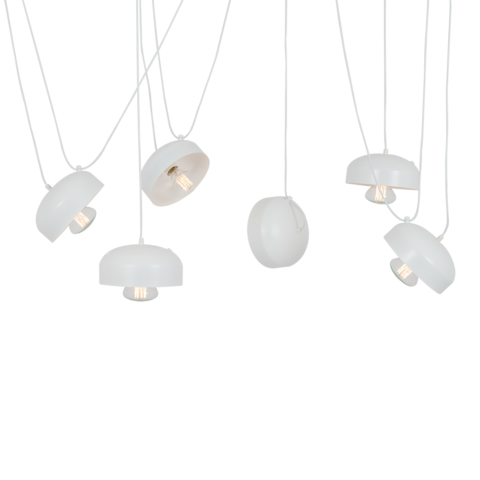 Laelamp POPO FLAT 6 valge Laelambid