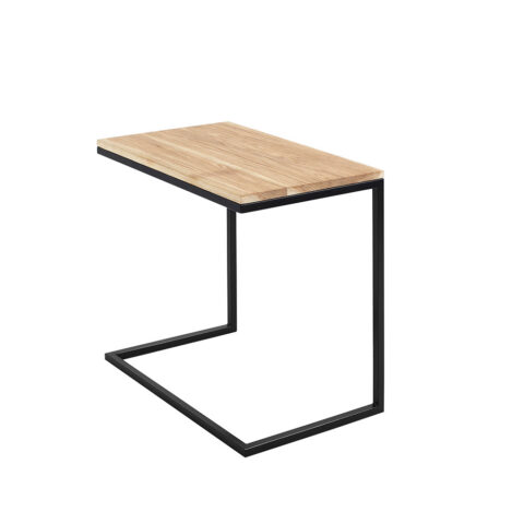 Diivanilaud LUPE 60 tammepuit must Elutoamööbel