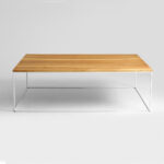 Kohvilaud TENSIO WOOD 140×80 tammespoon valge Elutoamööbel Homewell 11