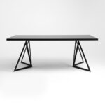 Söögilaud SHERWOOD 200×100 Must Must Söögilauad Homewell 9