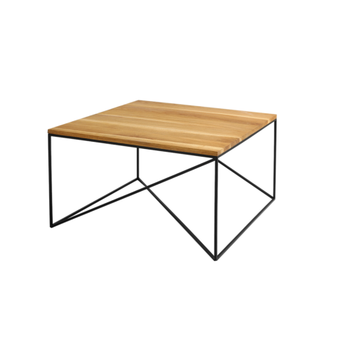 Kohvilaud MEMO SOLID WOOD 80 puit must Elutoamööbel