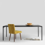 Söögilaud OBROOS METAL 180 must Söögilauad Homewell 10