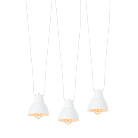 Laelamp COBEN HANGMAN 3 valge Laelambid