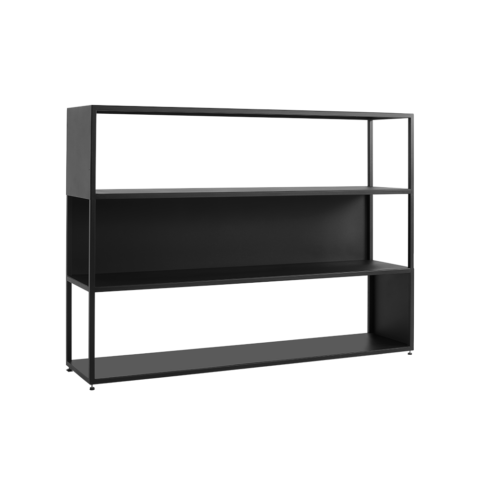 Raamaturiiul HYLLER SIDE METAL 150×110 Elutoamööbel