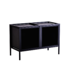 Riiul SKAP BLACK 2R1 BOKS x2 Elutoamööbel Homewell 6