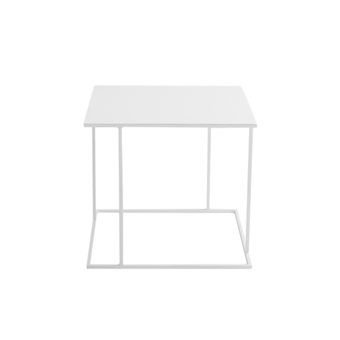 Kohvilaud WALT METAL 50 valge Elutoamööbel