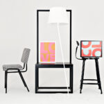 Põrandalamp SHADE LAMP valge vari valge jalg Põrandalambid Homewell 10