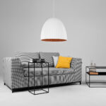 Rippvalgusti PLISSART L valge/vask Laelambid Homewell 9