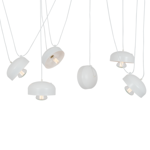 Laelamp POPO FLAT L 6 valge Laelambid