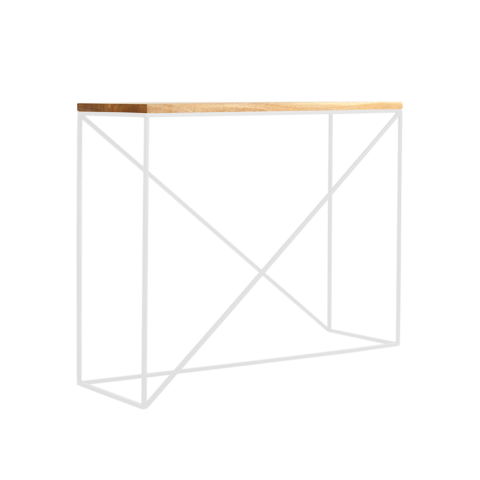 Konsoollaud Konsool MEMO SOLID WOOD 100 valge Elutoamööbel