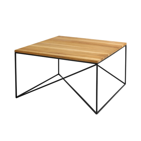 Kohvilaud MEMO WOOD 80 tammespoon must Elutoamööbel