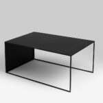 Kohvilaud 2seinaline metall 100×60 must Elutoamööbel Homewell 13
