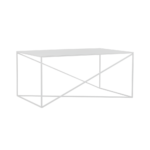 Kohvilaud MEMO METAL 100×60 Valge Elutoamööbel Homewell 7