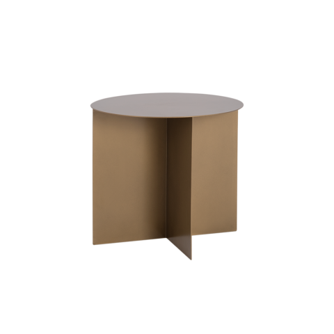 Kohvilaud OLI METAL 50 ROUND kuldne Elutoamööbel