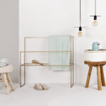 Vannitoa riidepuu BAREL BATH 90 kuldne Esik ja Garderoob Homewell 11
