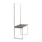 Riidenagi pingiga NEXT 75 valge must Esik ja Garderoob Homewell 7