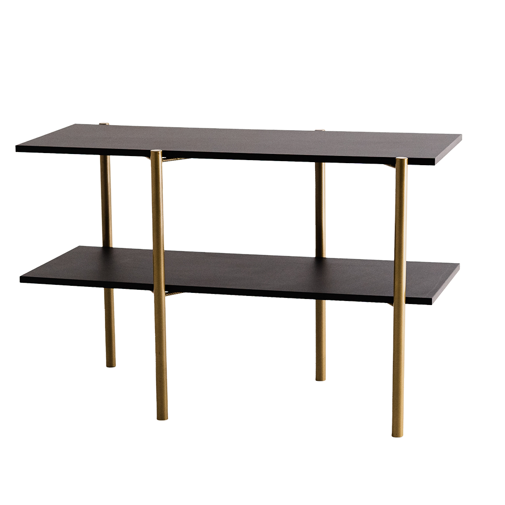 Konsoollaud Konsool RAVE BASIC 110 must (7919) kuldne Elutoamööbel Konsoollaud Konsool RAVE BASIC 110 must (7919) kuldne Elutoamööbel